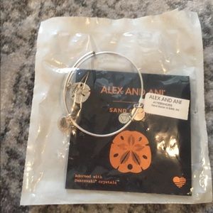 Alex and Ani Sand dollar bangle New in packaging